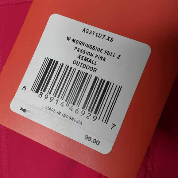 The North Face Morningside Full Zip Fleece Jacket in Passion Pink - Picture 9 of 10